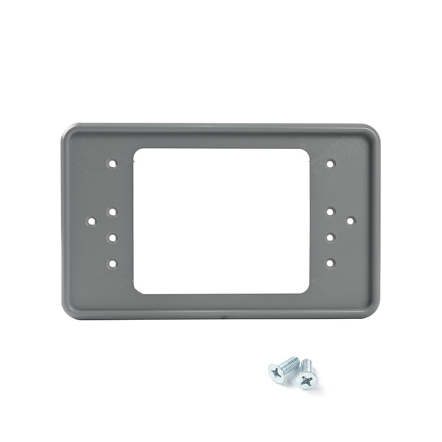 Рамка под номер квадратная серая SW 290*170 ГОСТ