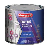 Эмаль ПФ-115 серая 1,9кг ПУФАС Decoself