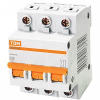 Автомат ВА-47 - 3Р 25А 4.5кА TDM (ТДМ)