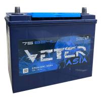 Аккумулятор 6СТ-55 VETER Asia обр.пол. тонкие клеммы
