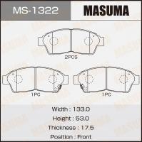 Колодки дисковые Masuma MS-1322/AN-394wk (PF-1511) Corona ST190 ST210