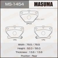 Колодки дисковые Masuma MS-1454/ AN-635