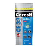 Затирка для швов Ceresit CE 33 2кг серебристо-серая №04