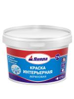 Краска ВД Диола-214 1,5кг акрил интерьер для потол (12)