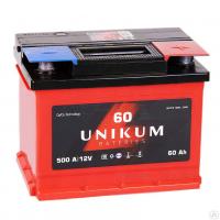 Аккумулятор 6СТ-60 UNIKUM обр.пол.