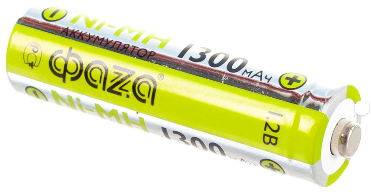 Аккумулятор пальчиковый ФАЗА HR-6 АА 1300mAh 