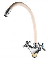Смеситель кухня DIONIS DBB4-KX-535 бежевый излив