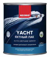 Лак яхтный Neomid Yacht алкидно-уретановый полуматовый (0,75 л)