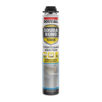 Пена монтажная аэрозоль SOUDAL Soudabond TURBO 750мл