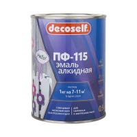 Эмаль ПФ-115 светло-серая 0,9кг ПУФАС Decoself