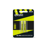 Аккумулятор мизинчиковый ФАЗА HR-03 ААА 800mAh (уп.2шт)
