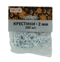 Крестик для кладки плитки DECOR 2мм (уп.100шт)