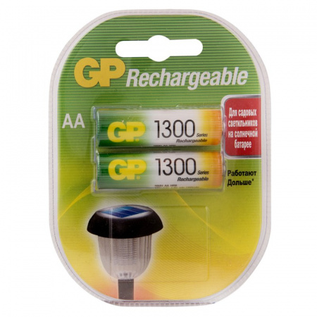 Аккумулятор пальчиковый GP АА 1300mAh (уп.2шт)