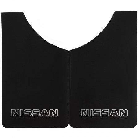 Брызговик универсальный NISSAN Черный, комплект (к-т 2шт)