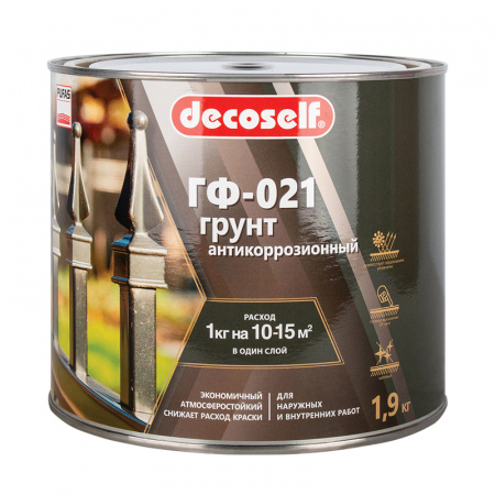 Грунт ГФ-021 Pufas Decoself серый 1.9кг