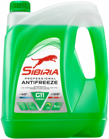 Антифриз SIBIRIA -40 зеленый 5л (М)