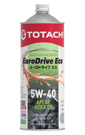 TOTACHI 5W40 EURODRIVE ECO SP/C3 синт. 1л. метал