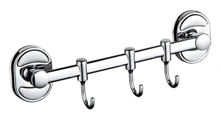 Вешалка три крючка подвижные 240мм F1915-3 "FRAP"