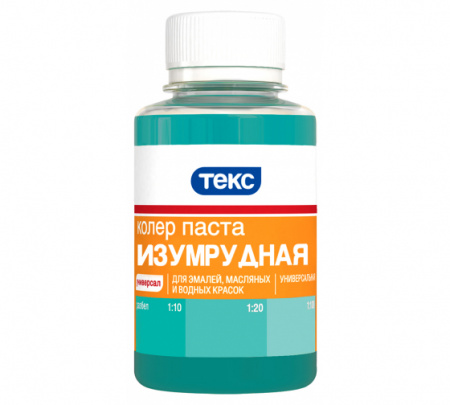 Колер паста Изумрудный "Текс" 0.1л