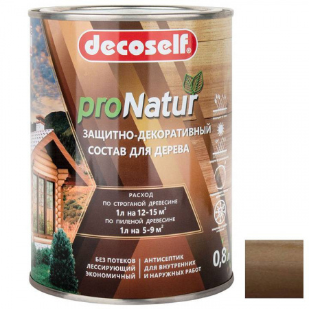 Антисептик ПУФАС дуб 0,8л Decoself