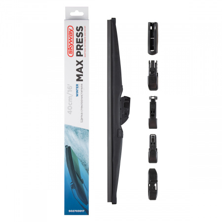 Щетка стеклооч. зимняя SKYWAY MAX PRESS 40см 16"