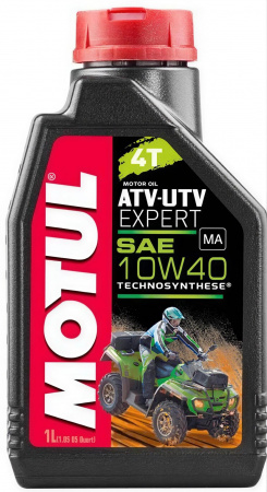 MOTUL 4Т 10W40 ATV-UTV EXPERT Quad API SM/SL/SJ 1л п/с для квадроциклов