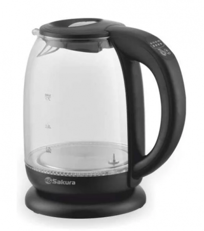 Чайник SAKURA SA-2718DBK 1,7л стекло
