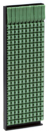 Маркер для кабеля 0.5-1.5мм символ "5" (уп.200шт)