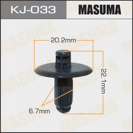 Клипса пластм. KJ-033 (уп. 5шт)