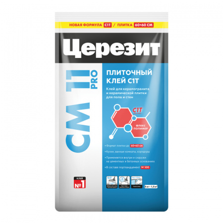 Клей для кафеля и керамогранита Ceresit CM-11 5кг