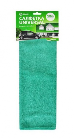 Салфетка микрофибра GRASS 35*40см IT-0306