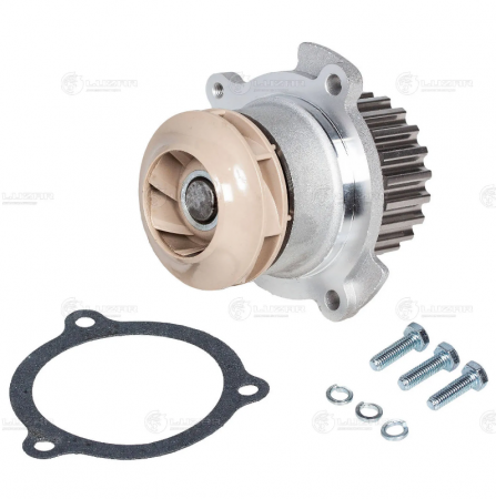 Помпа ВАЗ-2190 Гранта 8 кл (1,6л) дв 21116  LUZAR TURBO (подача +25%)