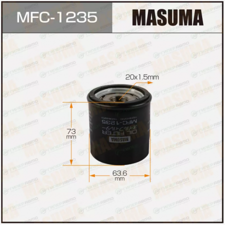 Фильтр масляный C-224 (MFC-1235) (М20*1,5R, 64*73мм)