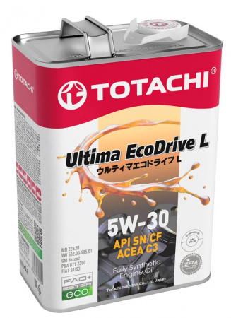 TOTACHI 5W30 Ultima EcoDrive L SN/CF синт. 4л (М)