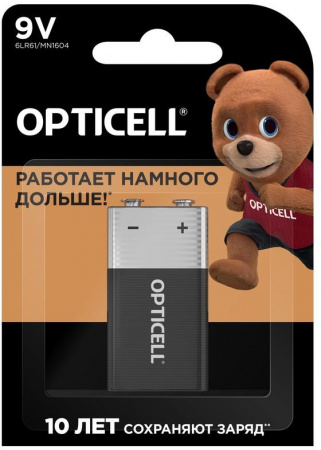 Батарейка 6LR61 9V Opticell Крона