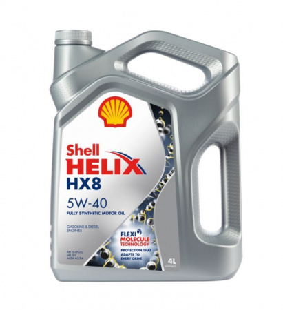 SHELL 5W40 НХ-8 100%синт. 4л.