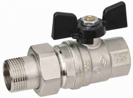 Вентиль 1/2"в/н шаровый Американка бабочка "STI"