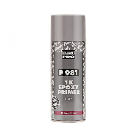 Грунт-спрей P-981 BODY 1K EPOXY PRIMER  эпоксидный для швов 400мл серый