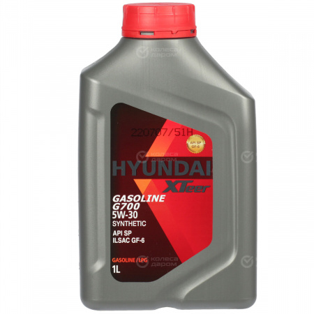 НYUNDAI XTEER 5W30 Diesel Gasoline/T-GDI G700 SP, C2/C3 синт. 1л.