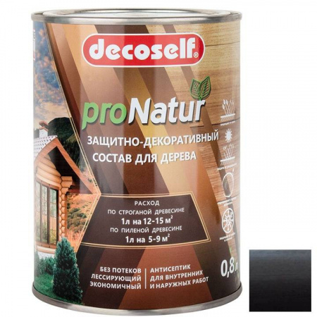 Антисептик ПУФАС венге 0,8л Decoself