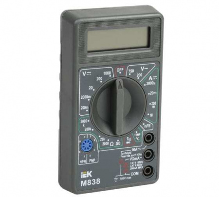 Мультиметр цифровой М838 IEK
