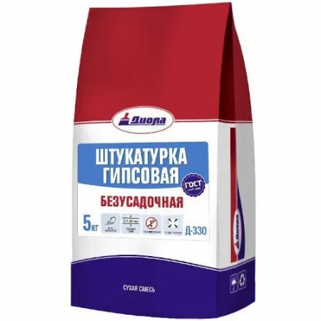 Штукатурка Диола Д-330 гипсовая 5кг
