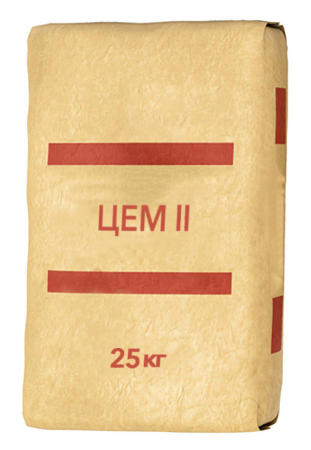 Цемент 25кг М-450 Д20 II/A-Ш 32,5Б (М)