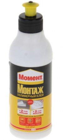 Клей для потолочной плитки Момент Монтаж 250мл полимерный 