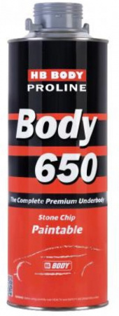 Антигравий под пистолет BODY 650 HB черный 1кг